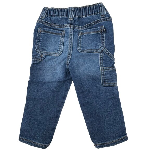 Boys,‎ Blue Jeans, Grey Sweatpants & 2 Bodysuits - Size 12 Month - Picture 7 of 12